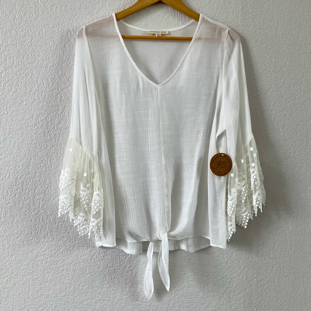 Parallel Skies Beachy Boho Top Sz XL